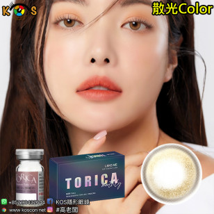 【散光】Lensme Torica Eyedew Toneup Brown 토리카 아이듀 톤업 브라운 (난시 교정용) 每月抛棄散光彩妝隱形眼鏡